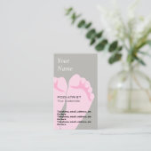 Podiatrist Chiropodist Price Visitekaartjes (Staand voorkant)