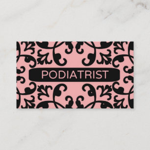 Podiatrist Damask-Visitekaartje Visitekaartje
