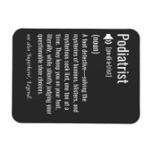 Podiatrist definition magneet (Horizontaal)