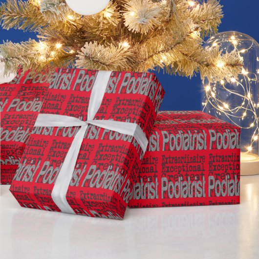Podiatrist Extraordinaire Cadeaupapier (Feestdagen)