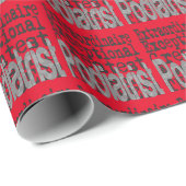 Podiatrist Extraordinaire Cadeaupapier (Rol Hoek)