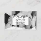 Podiatrist Feet Chiropodist Doctor Gezondheidszorg Afsprakenkaartje (Voorkant)