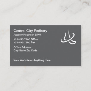 Podiatrist Foot Doctor Kantoor Medical Visitekaartje