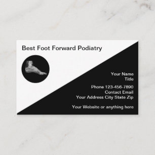Podiatrist Foot Doctor Logo Visitekaartjes