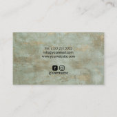 Podiatrist Foot Health Practitioner  Bronze Visitekaartje (Achterkant)