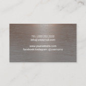 Podiatrist Foot Massage Therapy pensed Copper Visitekaartje (Achterkant)