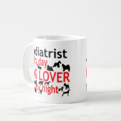 Podiatrist-Hondenliefhebber Koffiemok (Voorkant links)