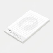 Podiatrist |  lampje voor Foot Doctor Post-it® Notes (Schuin)