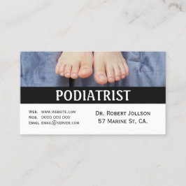 Podiatrist Medical Appointment Feet Visitekaartjes Afsprakenkaartje
