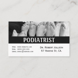 Podiatrist Medical Appointment Visitekaartje Afsprakenkaartje