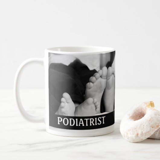 Podiatrist Medical Professional Gift Kantoor Koffiemok (Met donut)