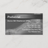 Podiatrist Medische Visitekaartjes (Voorkant)