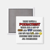Podiatrist ... OMG WTF LOL Magneet (Voorkant / Achterkant)