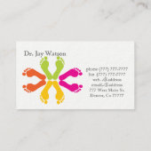 Podiatrist Orthopedist Surgeon Destiny Destiny's Visitekaartje (Achterkant)