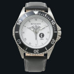 Podiatrist Persoonlijke naam Horloge<br><div class="desc">Elegant en professioneel gepersonaliseerd horloge op maat van een arts of voetganger.</div>