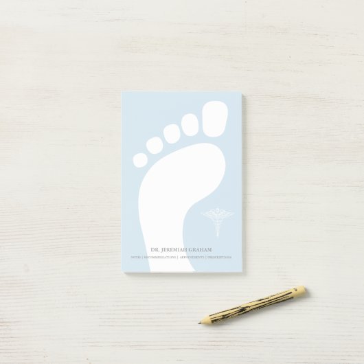 Podiatrist Persoonlijke naam Post-it® Notes (Op bureau)