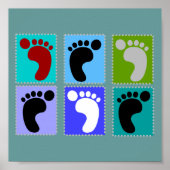 Podiatrist Popart Art Poster (Voorkant)