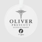 Podiatrist Professional Afstuderen | Pensionering Ornament (voorkant)