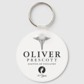 Podiatrist Professional Afstuderen | Pensionering Sleutelhanger (Voorkant)