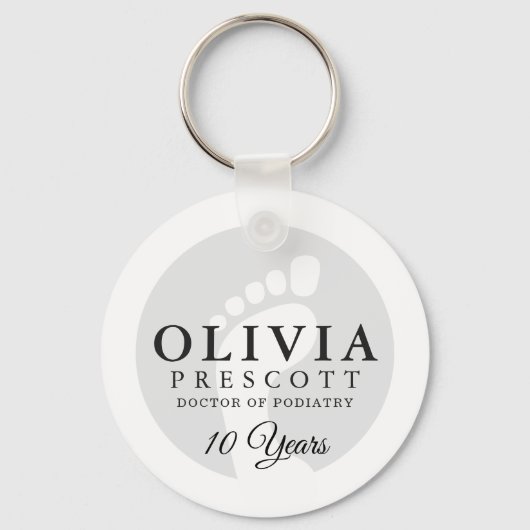 Podiatrist Professional Retirement Sleutelhanger (Voorkant)