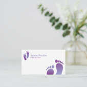 Podiatrist Visitekaartje (Staand voorkant)