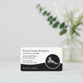 Podiatrist Voet en Ankie Visitekaartjes (Staand voorkant)