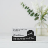 Podiatrist voet- en enkelarts visitekaartje (Staand voorkant)