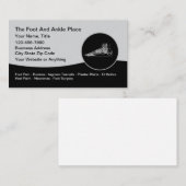 Podiatrist voet- en enkelarts visitekaartje (Voorkant / Achterkant)