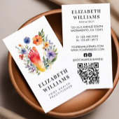 Podiatrist Voet Gezondheidsbeoefenaar QR Code Mode Visitekaartje