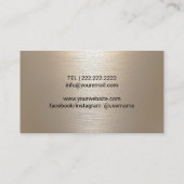 Podiatrist Voetmassage Therapie SPA Geborsteld Gou Visitekaartje (Achterkant)