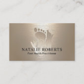 Podiatrist Voetmassage Therapie SPA Geborsteld Gou Visitekaartje (Voorkant)