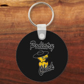 Podiatry Chick #4 Sleutelhanger (Voorkant)