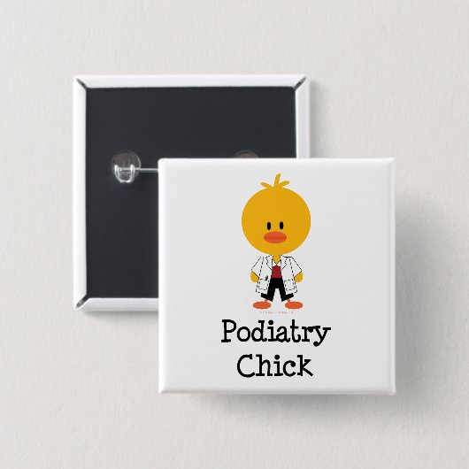Podiatry Chick Button (Voorkant /achterkant)