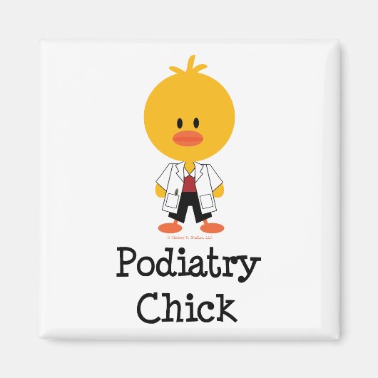 Podiatry Chick Magnet (Voorkant)