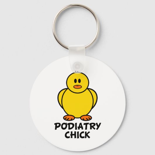 Podiatry Chick Sleutelhanger (Voorkant)