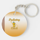 Podiatry Chick Sleutelhanger (Achterkant)