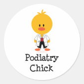 Podiatry Chick Stickers (Voorkant)