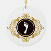Podiatry Day Foot Silhouette Ornament (Voorkant)