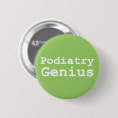 Podiatry Genius Gifts Ronde Button 5,7 Cm (Voorkant /achterkant)