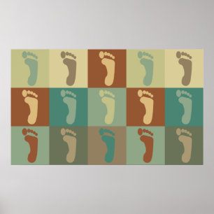 Podiatry Pop Art Poster
