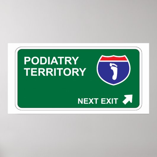 Podiatry Volgende Afsluiten Poster (Voorkant)