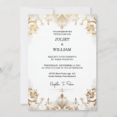 Podium Formele Eenvoudige Klassieke Elegante Blank Kaart (Voorkant)