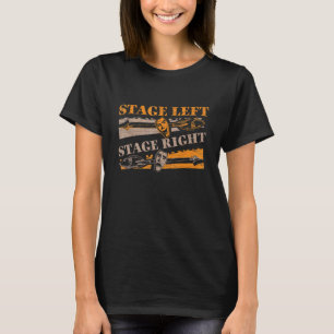 Podium Links Podium Rechts Broadway Theespian Musi T-shirt