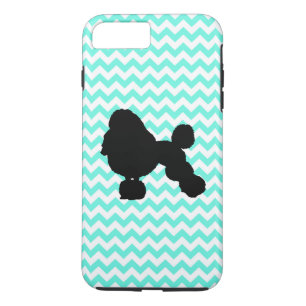 Podium met lichtblauw Chevron Case-Mate iPhone Case