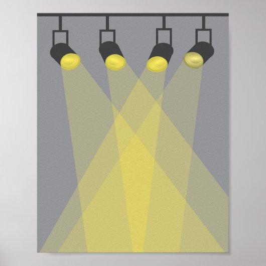 Podiumlampen Poster (Voorkant)