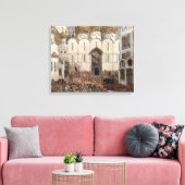 Podiumontwerp voor Boris Godunov Canvas Afdruk (Insitu (Woonkamer))