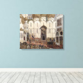 Podiumontwerp voor Boris Godunov Canvas Afdruk (Insitu (Houten vloer))