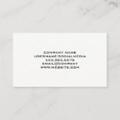 Podiumverlichting | Concerttechnicus Visitekaartje (Achterkant)