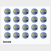 Podle Agility-cadeaus Ronde Sticker (Vel)