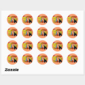 Podle Agility-cadeaus Ronde Sticker (Vel)